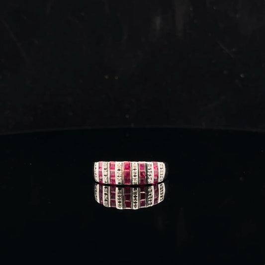 Natural Burmese Ruby 1ctw. #8 14KW - 55209