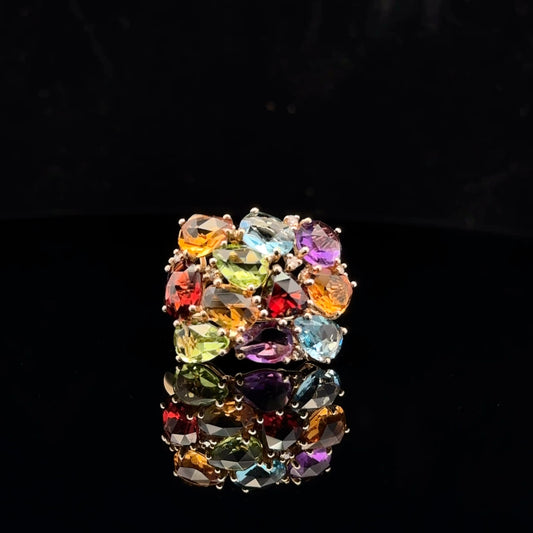 EFFY RSVP: $3624 - 8ctw multigem #7 - 14KY - Ame Citr Topaz Dmd
