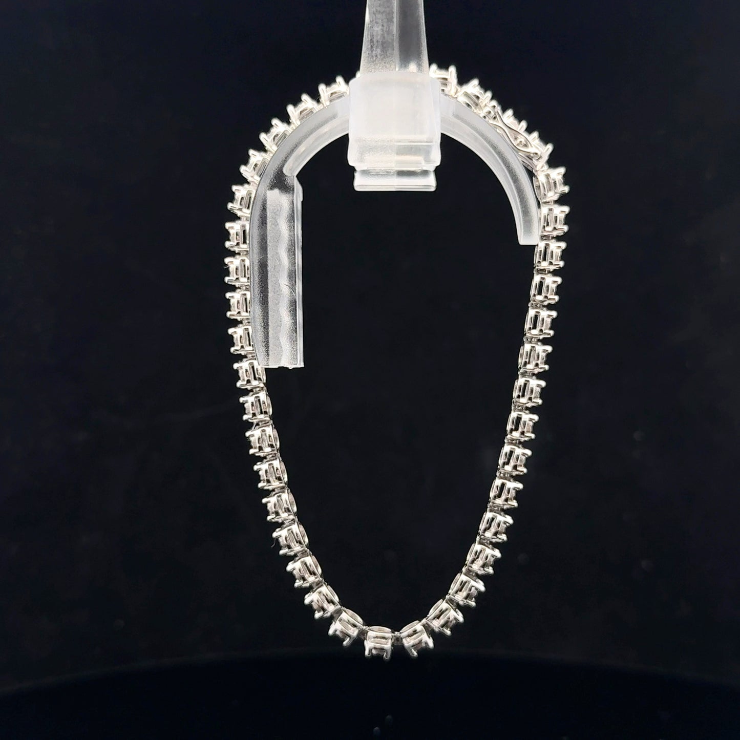 Illusion Bracelet 0.50ctw. 19cm - S925 - Natural Diamond - 43479