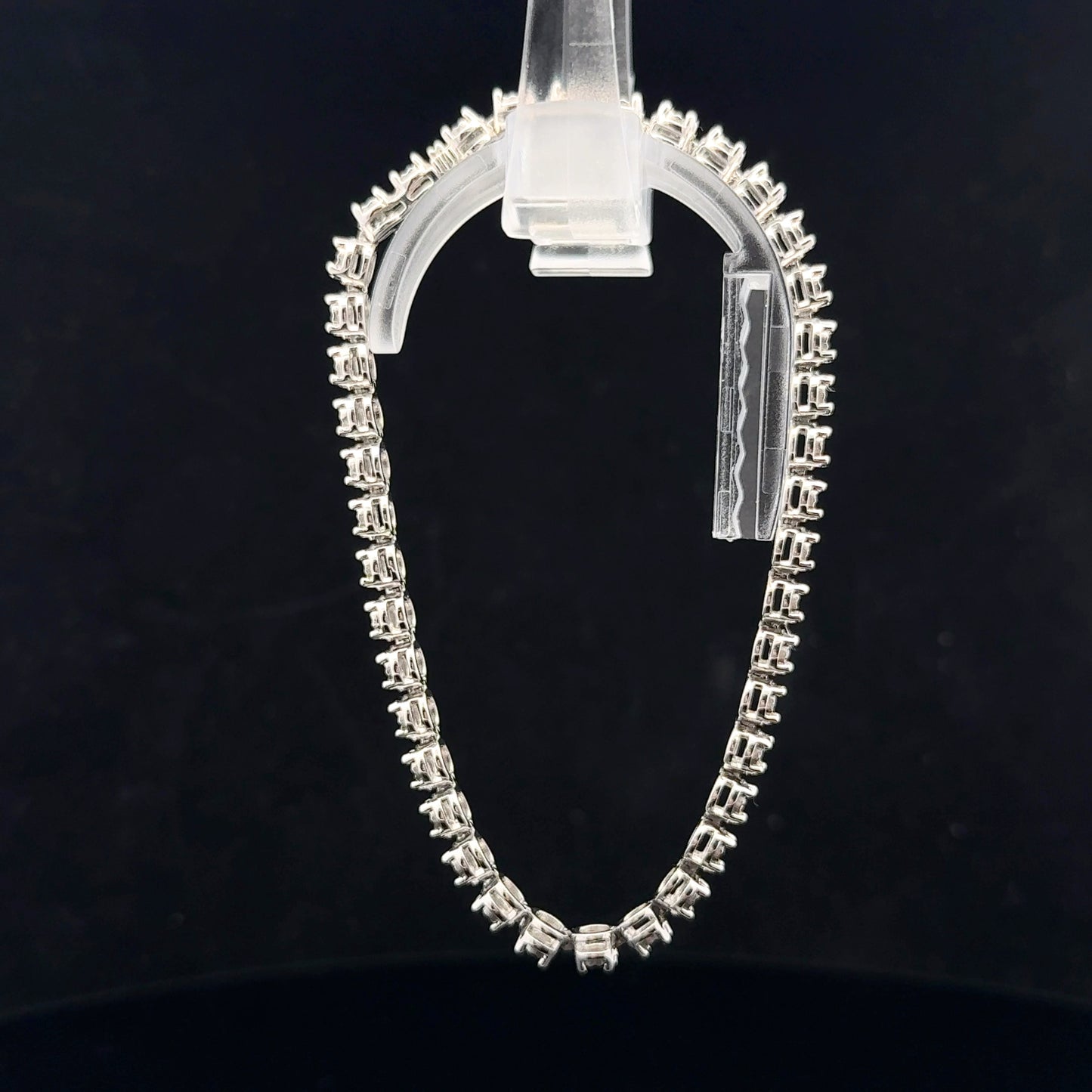 Illusion Bracelet 0.50ctw. 19cm - S925 - Natural Diamond - 43479