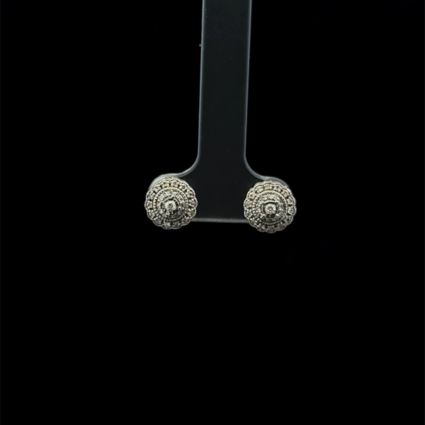 Mini Triple Halo 0.25ctw. G/SI2 - 14KW - Natural Diamond - 43486