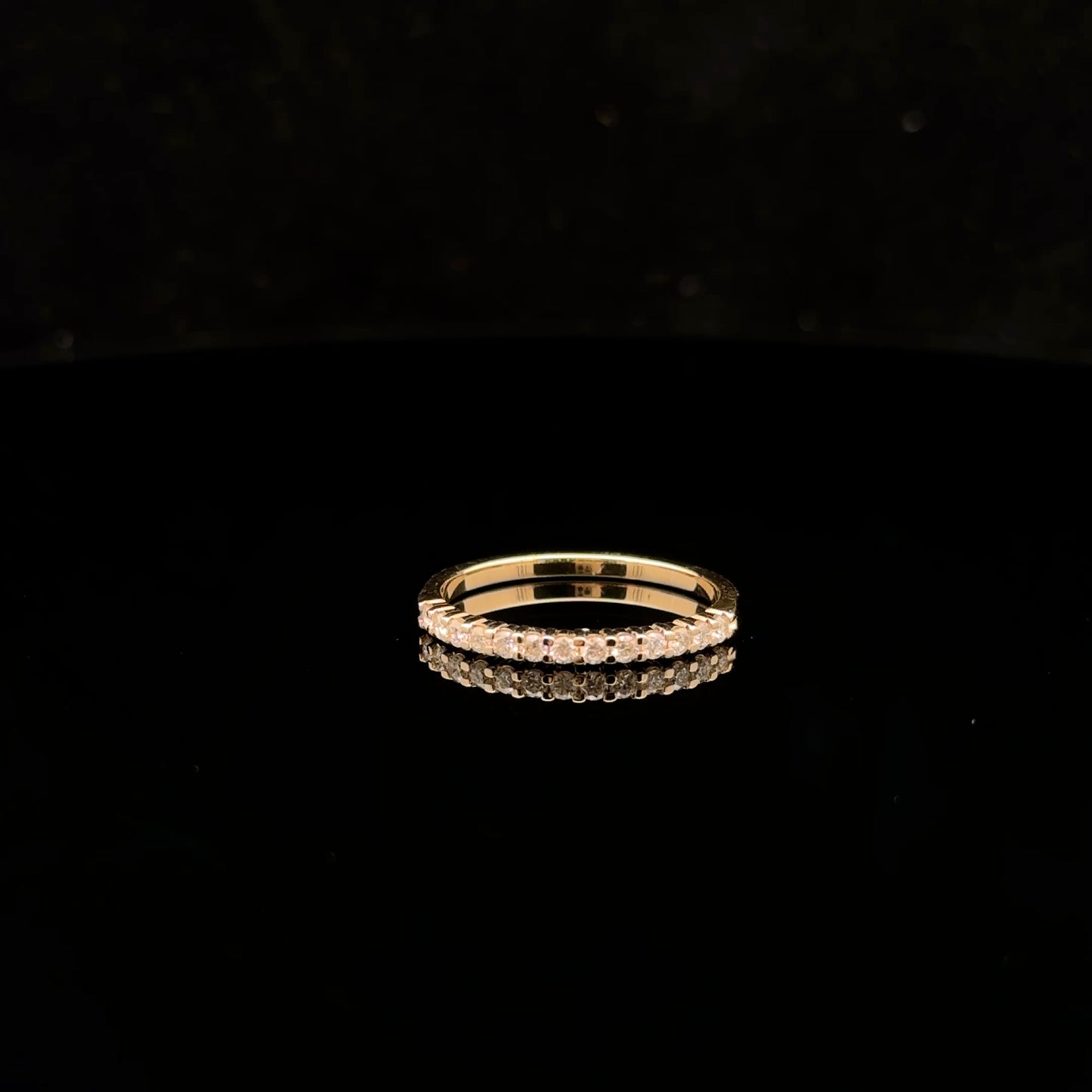 Band #7 0.25ctw. G/SI2 - 14KY - Natural Diamond