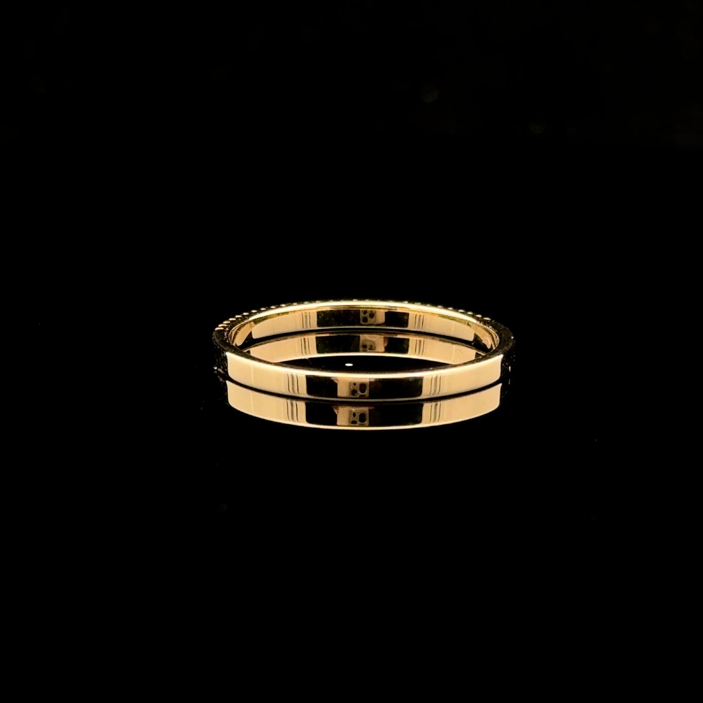 Two row Band #7 0.15ctw. H/I1 - 14KY - Natural Diamond
