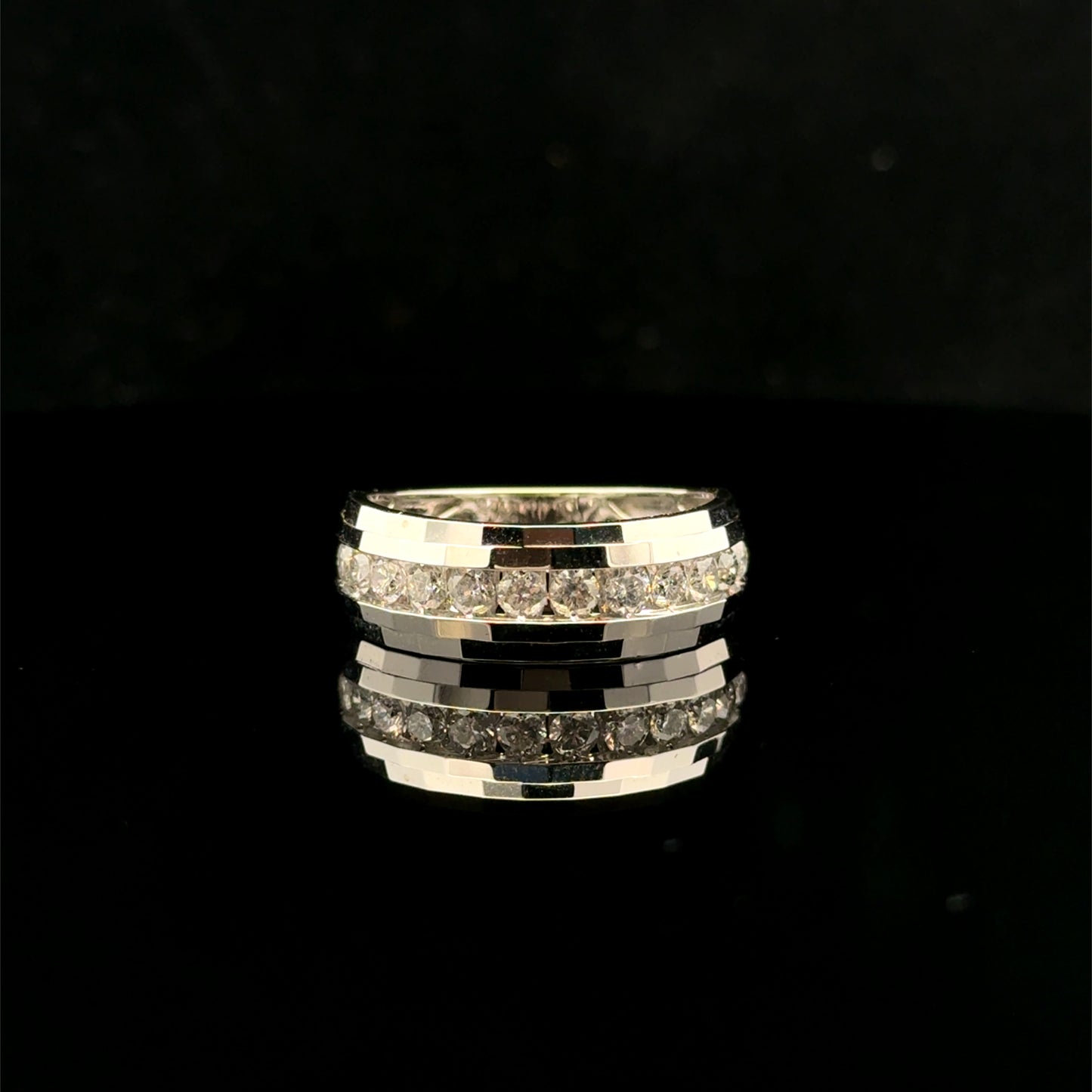 12 Stones men 1ctw. F/SI2 - 10KW - Natural Diamond
