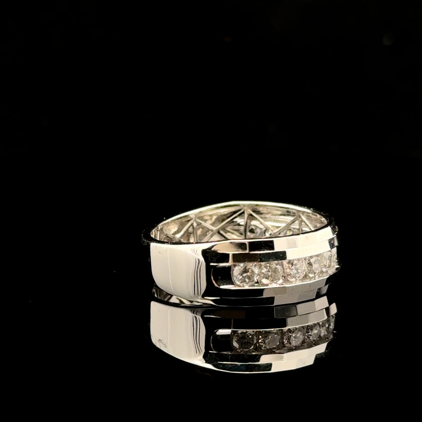 12 Stones men 1ctw. F/SI2 - 10KW - Natural Diamond
