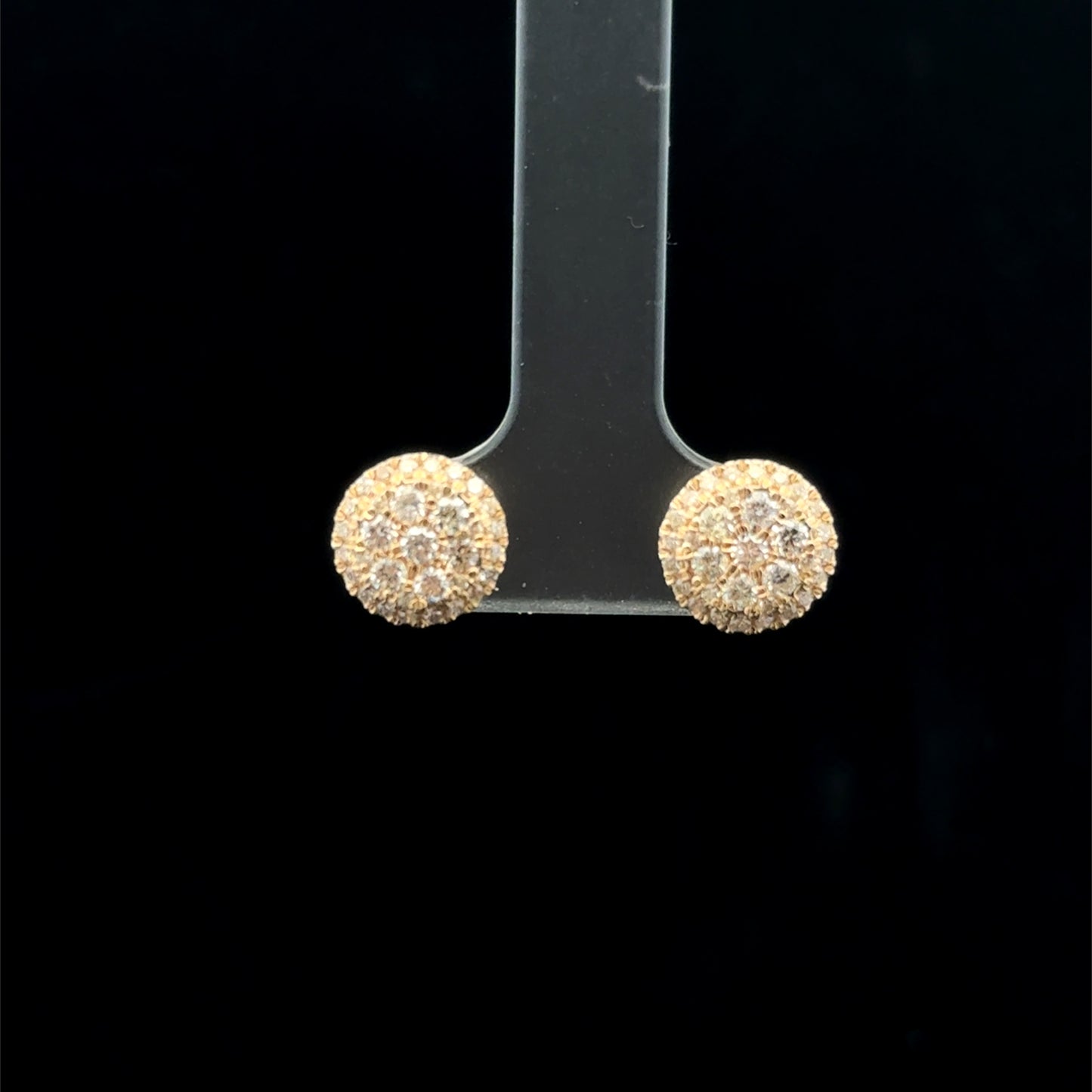 Seven Halo 0.50ctw. G/SI2 - 14KY - Natural Diamond - 43487