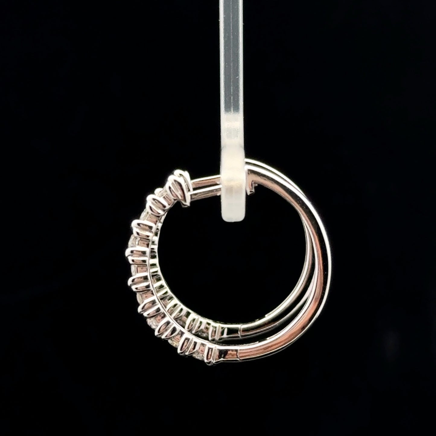 X hoops 0.50ctw. H/I - 14KW - Natural Diamond - 43497