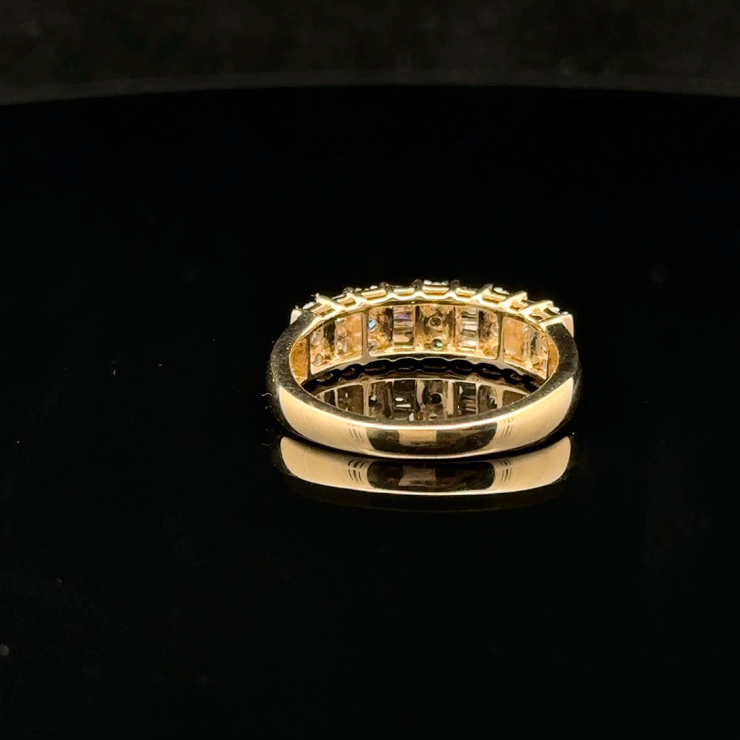 Baguette band 0.50ctw. H/SI2. - 14KY - Natural Diamond