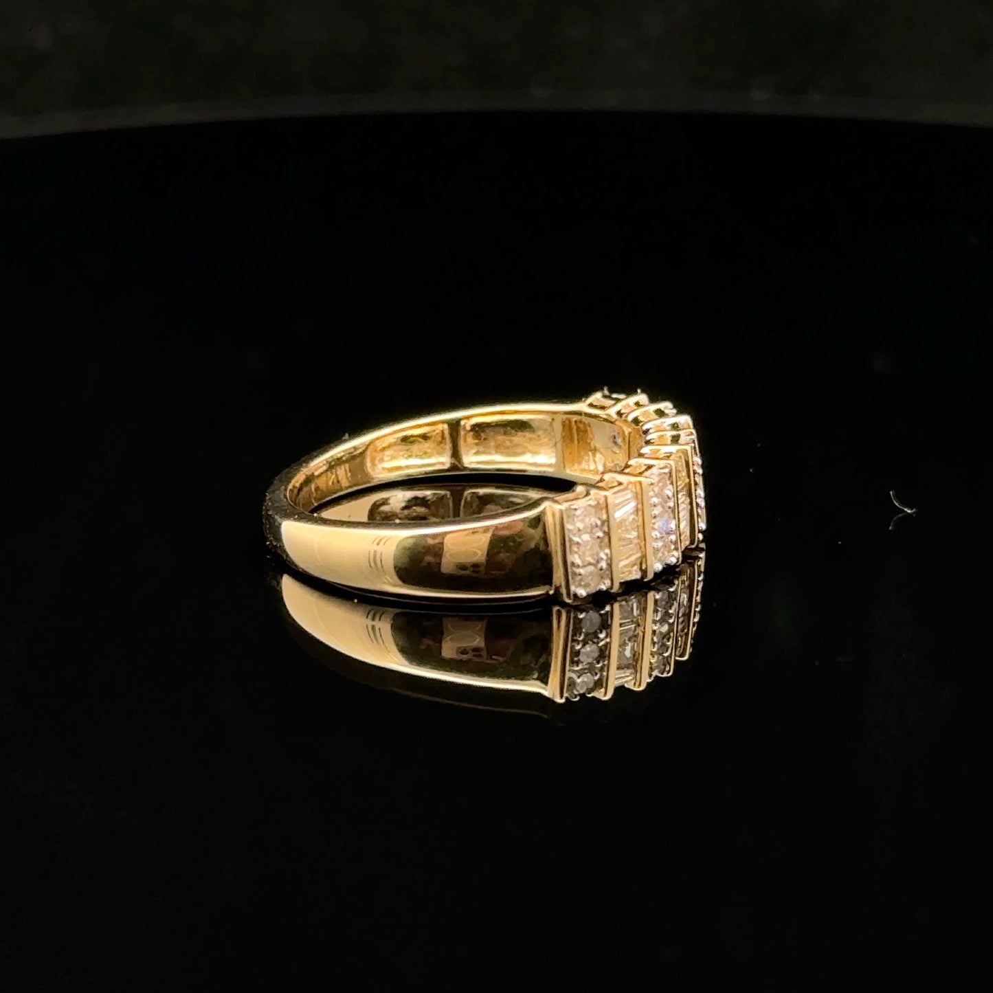 Baguette band 0.50ctw. H/SI2. - 14KY - Natural Diamond