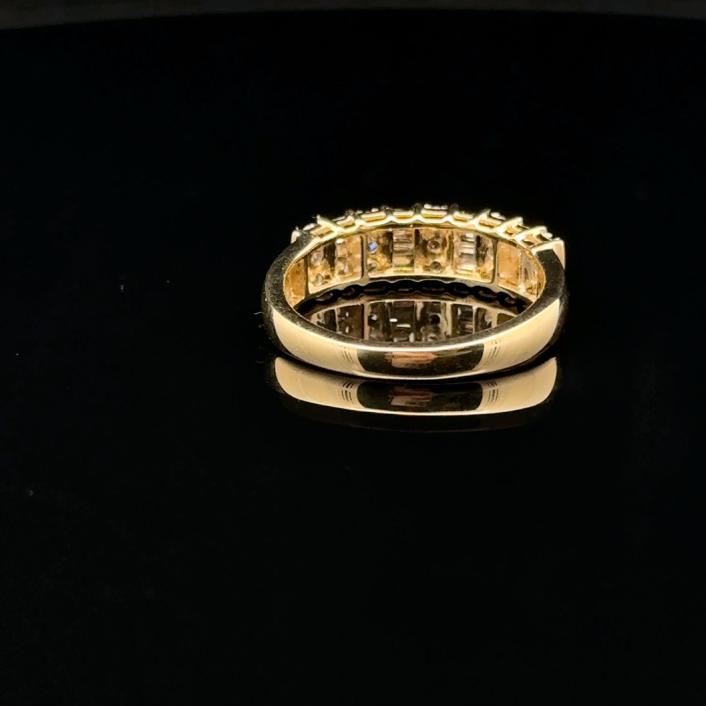 Baguette band 0.50ctw. H/SI2. - 14KY - Natural Diamond
