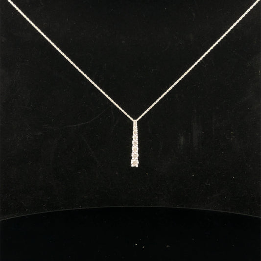 Graduated Drop 0.50ctw. F/SI2 - 10KW - Natural Diamond - 51014