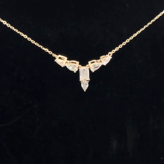 Six Stone 1ctw. D/VVS1 43cm - 14KY - Lab Diamond - 51015