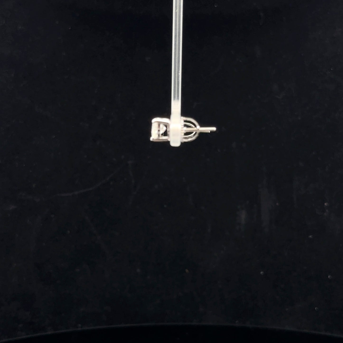 Heart Studs 1.0ctw. D/VVS1. - 925S - Moissanite - 51019