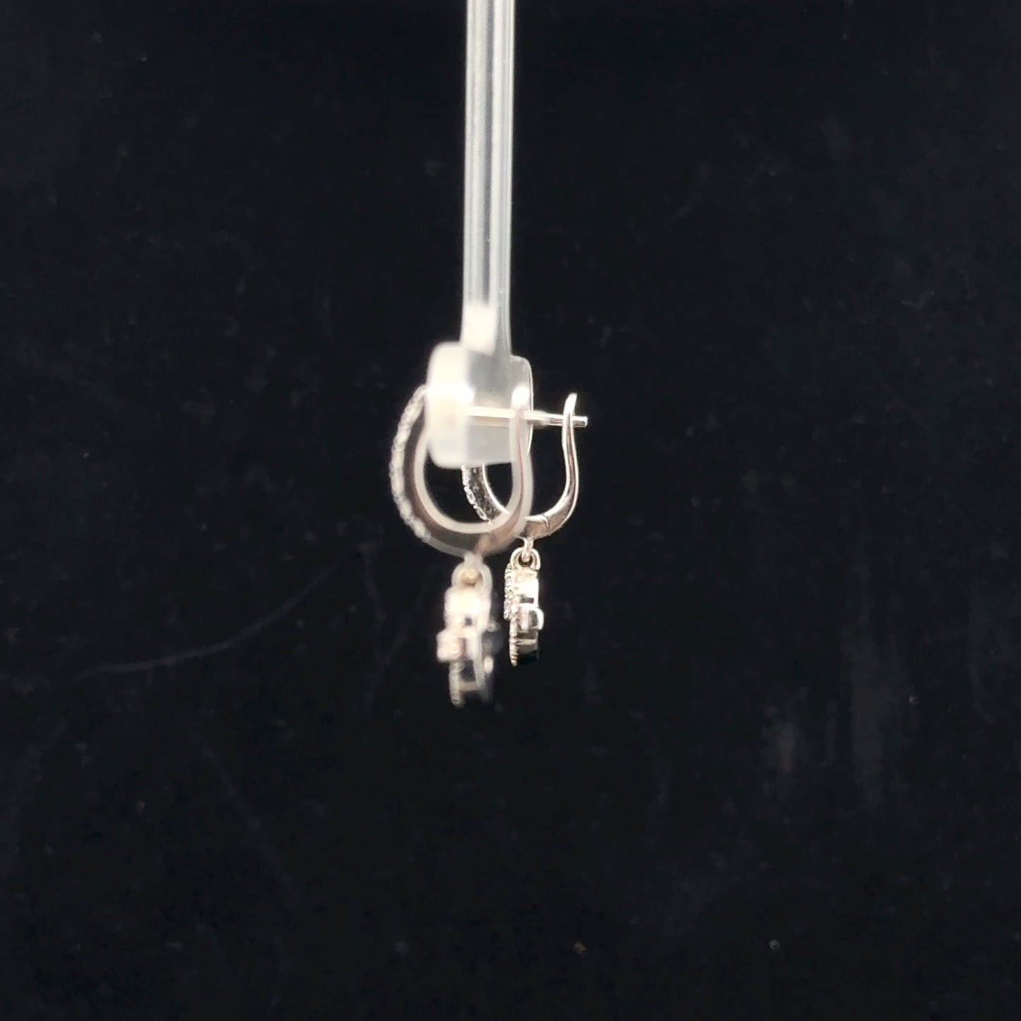 Heart Knot Dangle 0.50ctw. H/SI2. - 925S - Natural Diamond - 51022