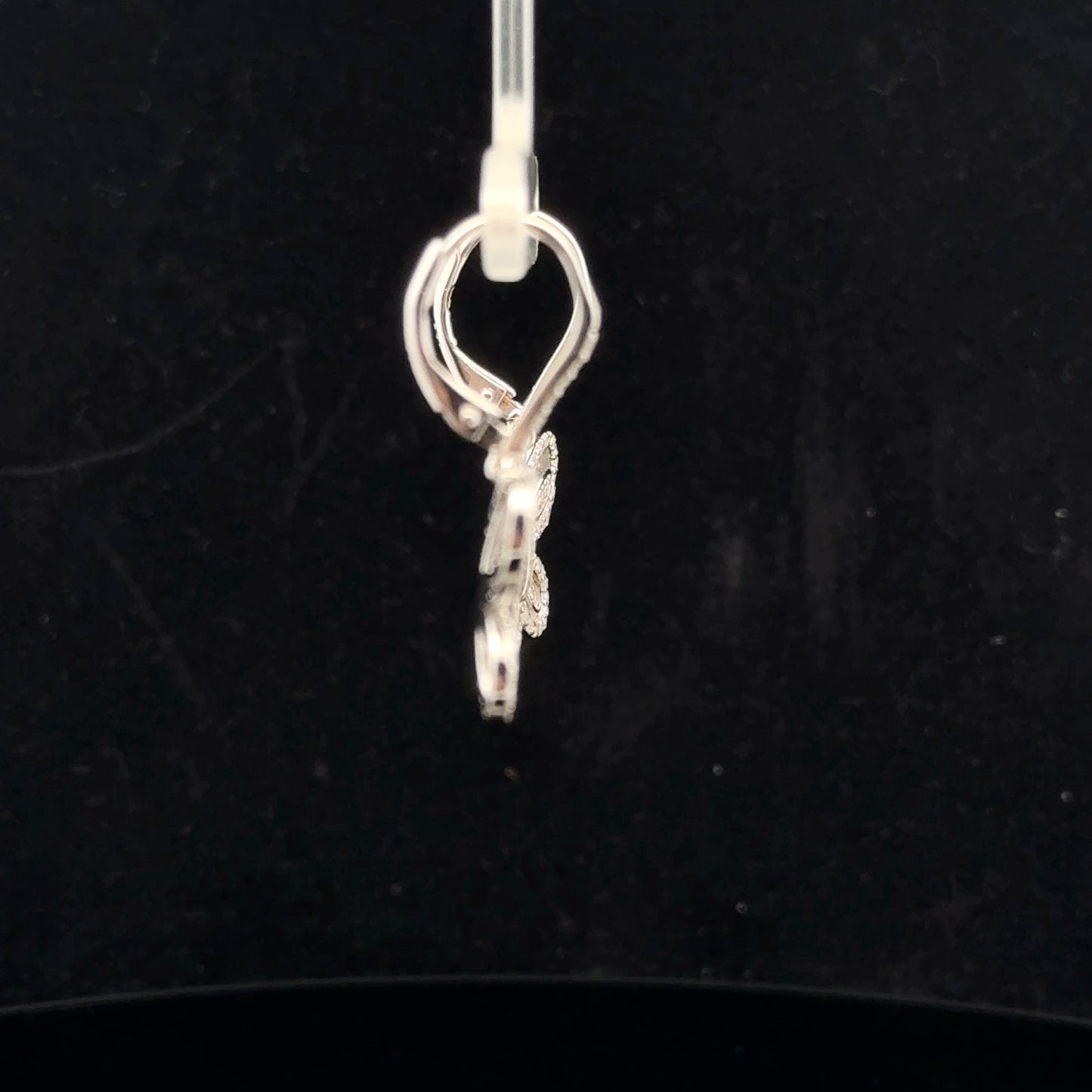 Butterfly Dangle 1.05ctw. H/I2. - 925S - Natural Diamond - 51024