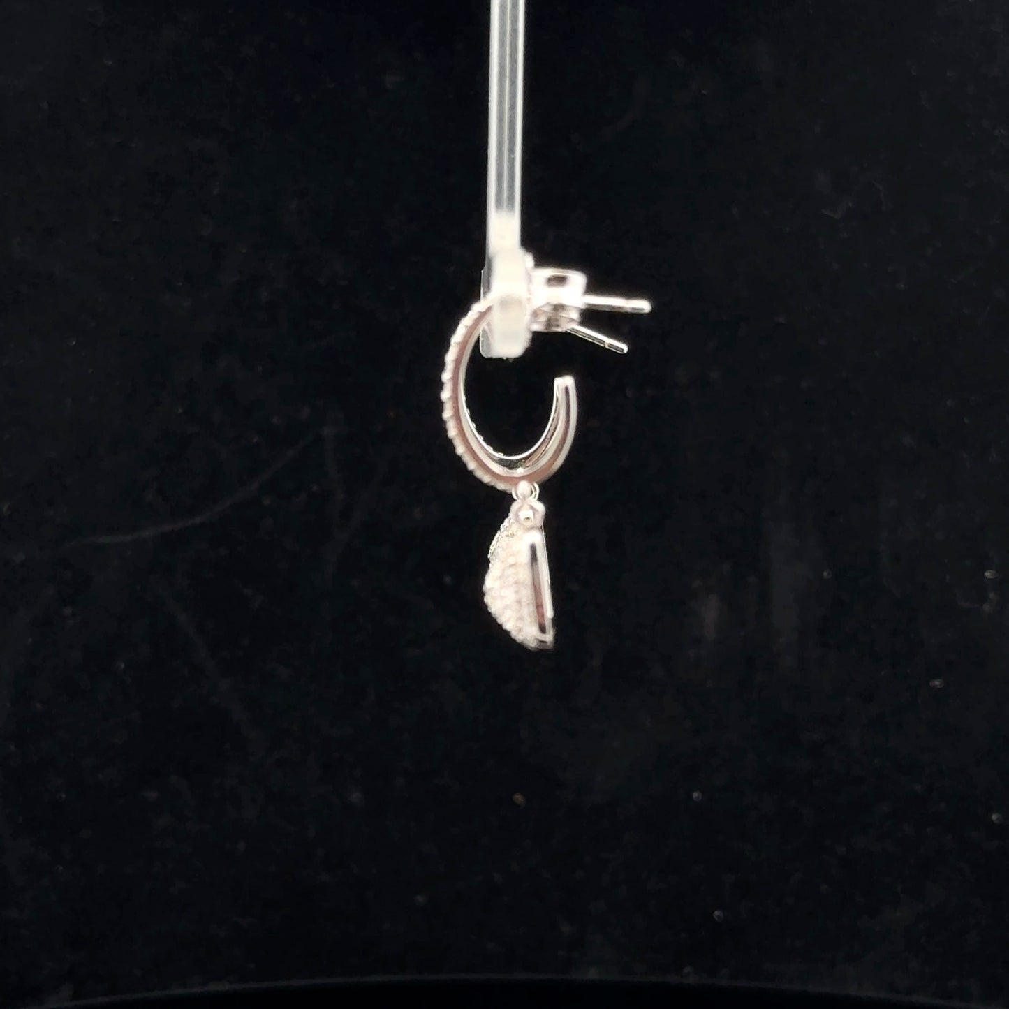 Pyramid Dangle 1.04ctw. H/I2. - 925S - Natural Diamond - 51023