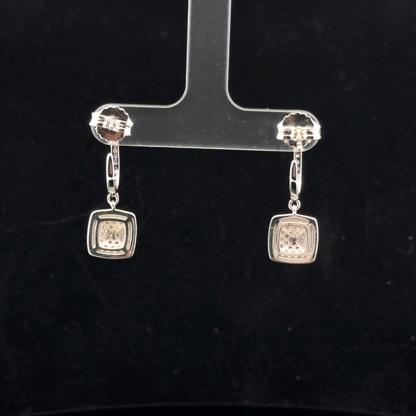 Pyramid Dangle 1.04ctw. H/I2. - 925S - Natural Diamond - 51023