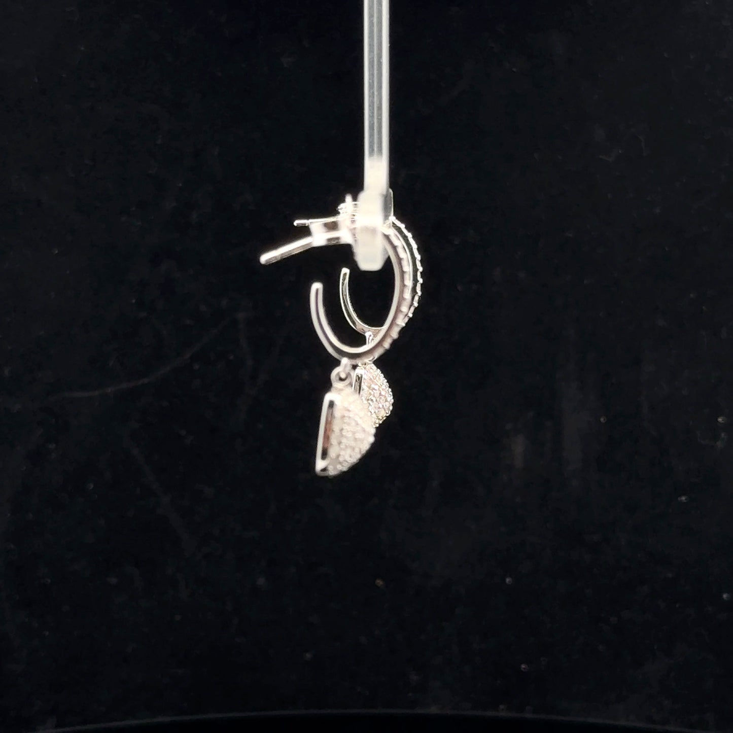 Pyramid Dangle 1.04ctw. H/I2. - 925S - Natural Diamond - 51023