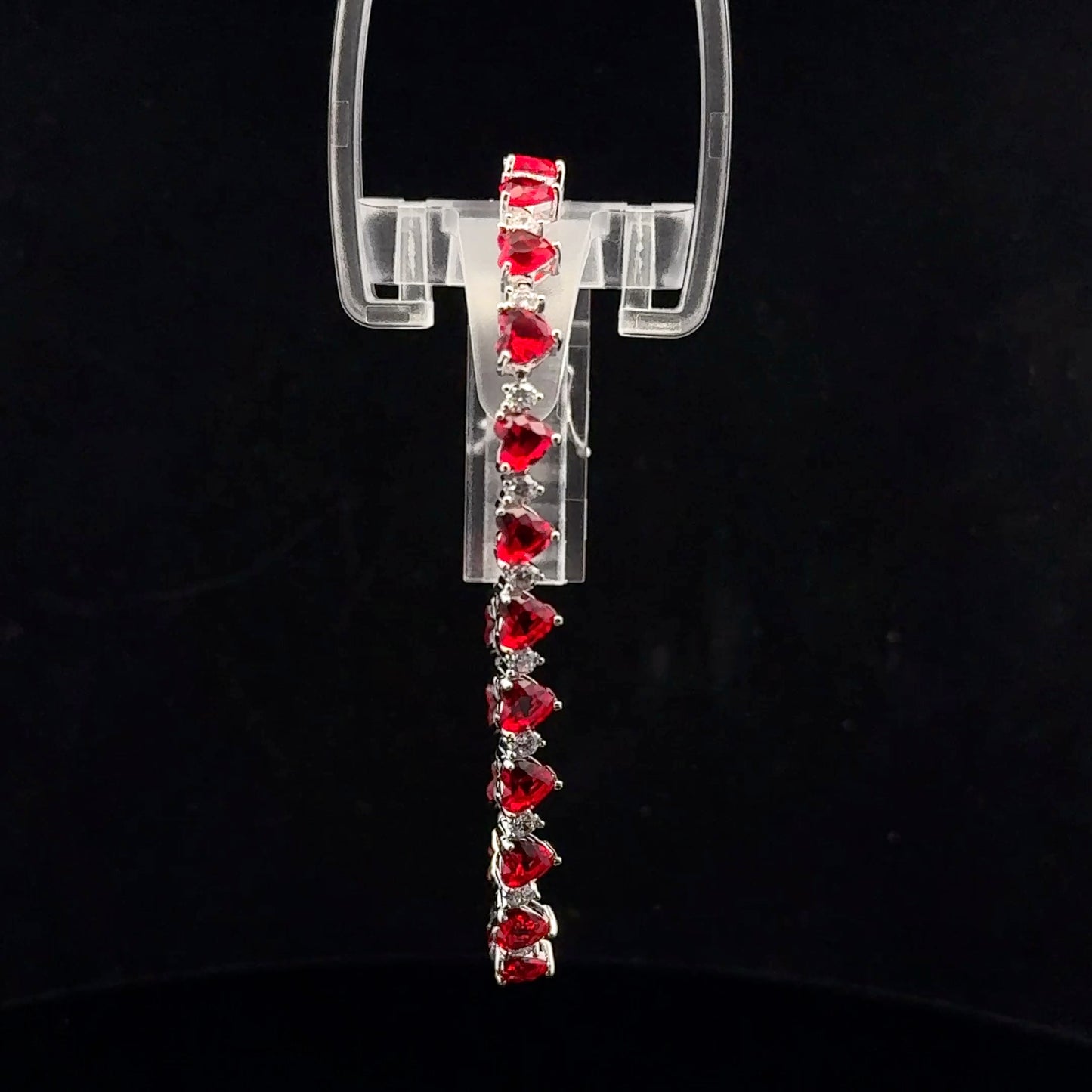 Red Heart 18cm - 925S - Cr Ruby - 51030