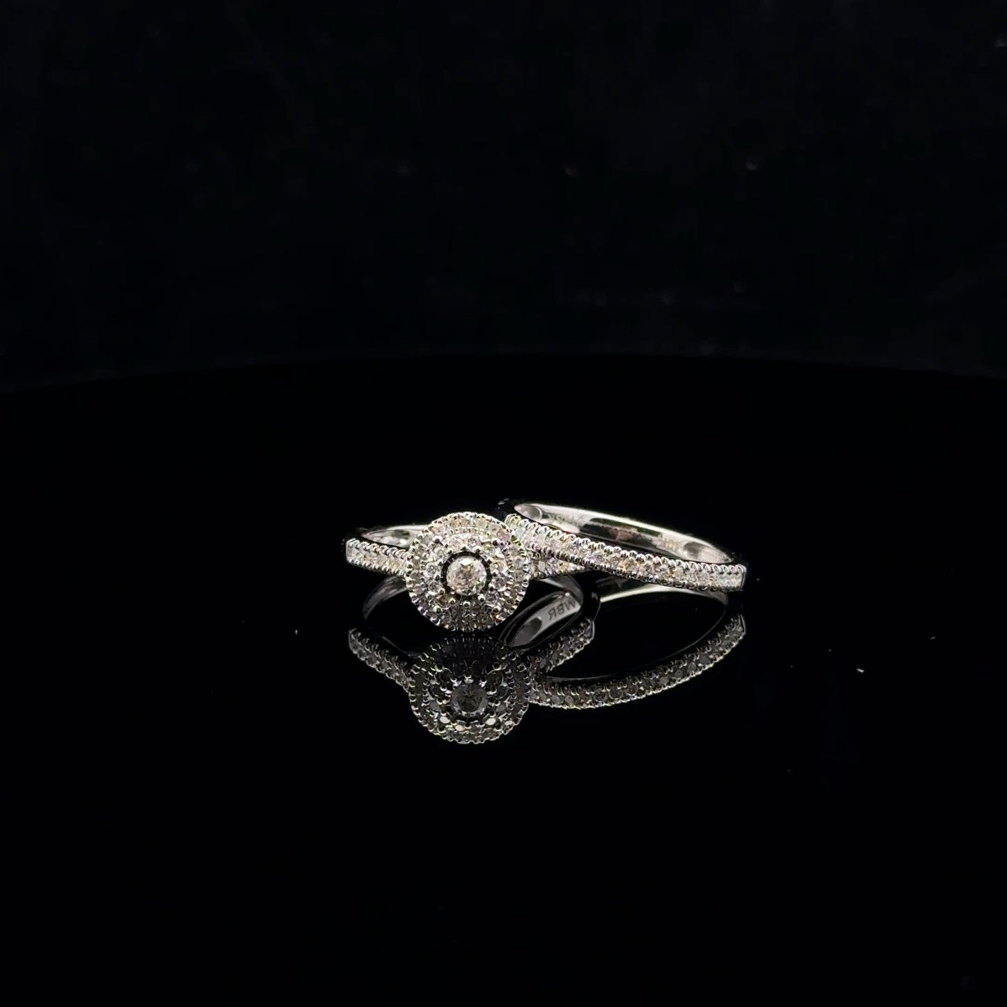 Halo Set 0.50ctw. G/I1. - 10KW - Natural Diamond