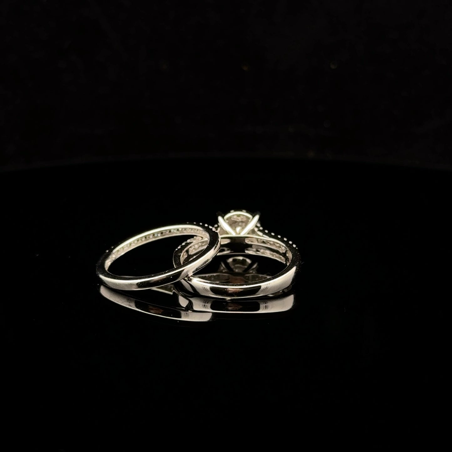 Double Halo Set 1ctw. H/I1 - 14KW - Natural Diamond