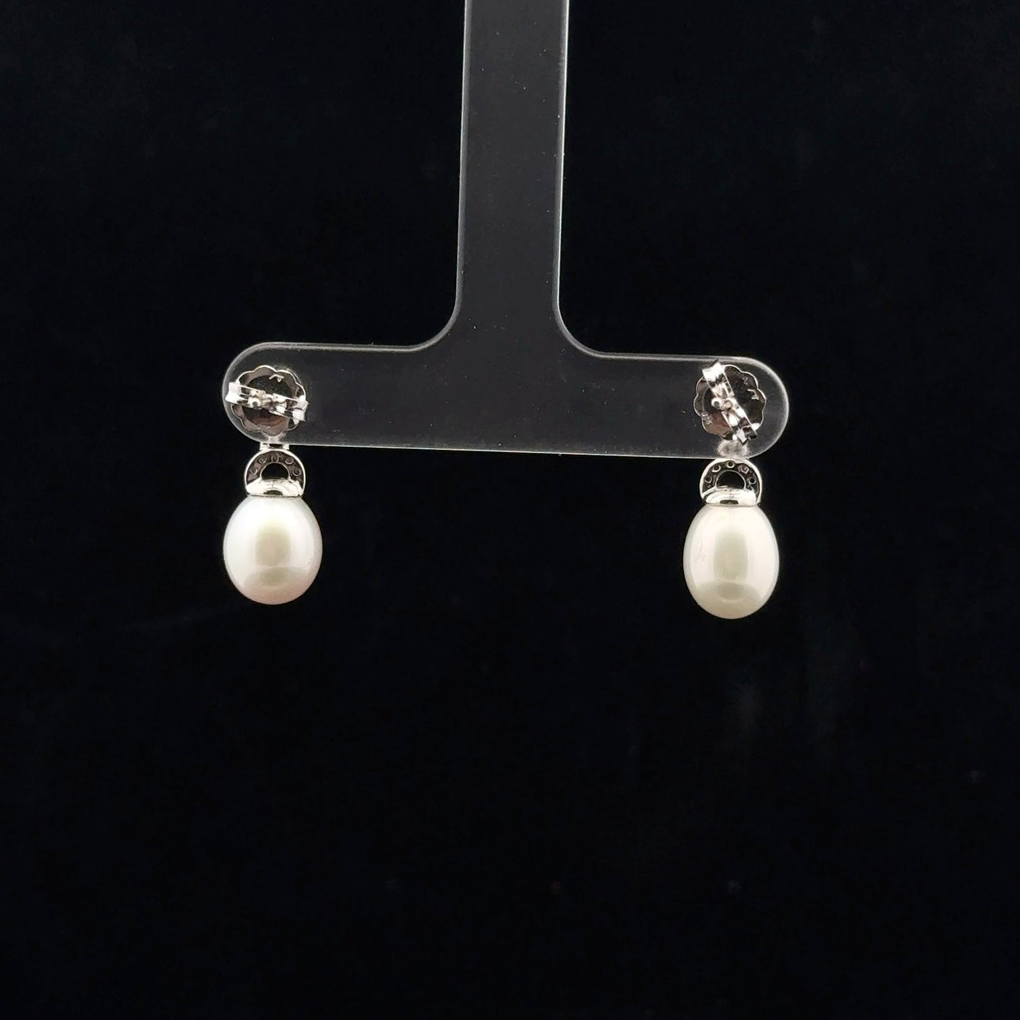 Pear Drop 10x7.5mm - 925S - Pearl - 51058