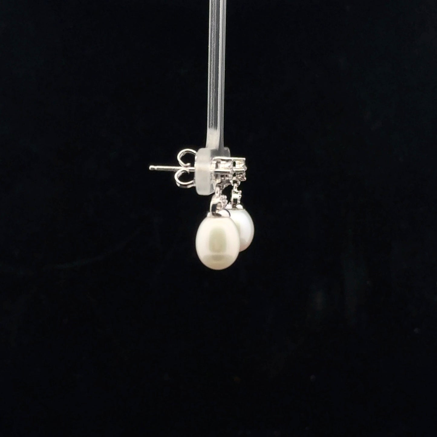Pear Drop 10x7.5mm - 925S - Pearl - 51058