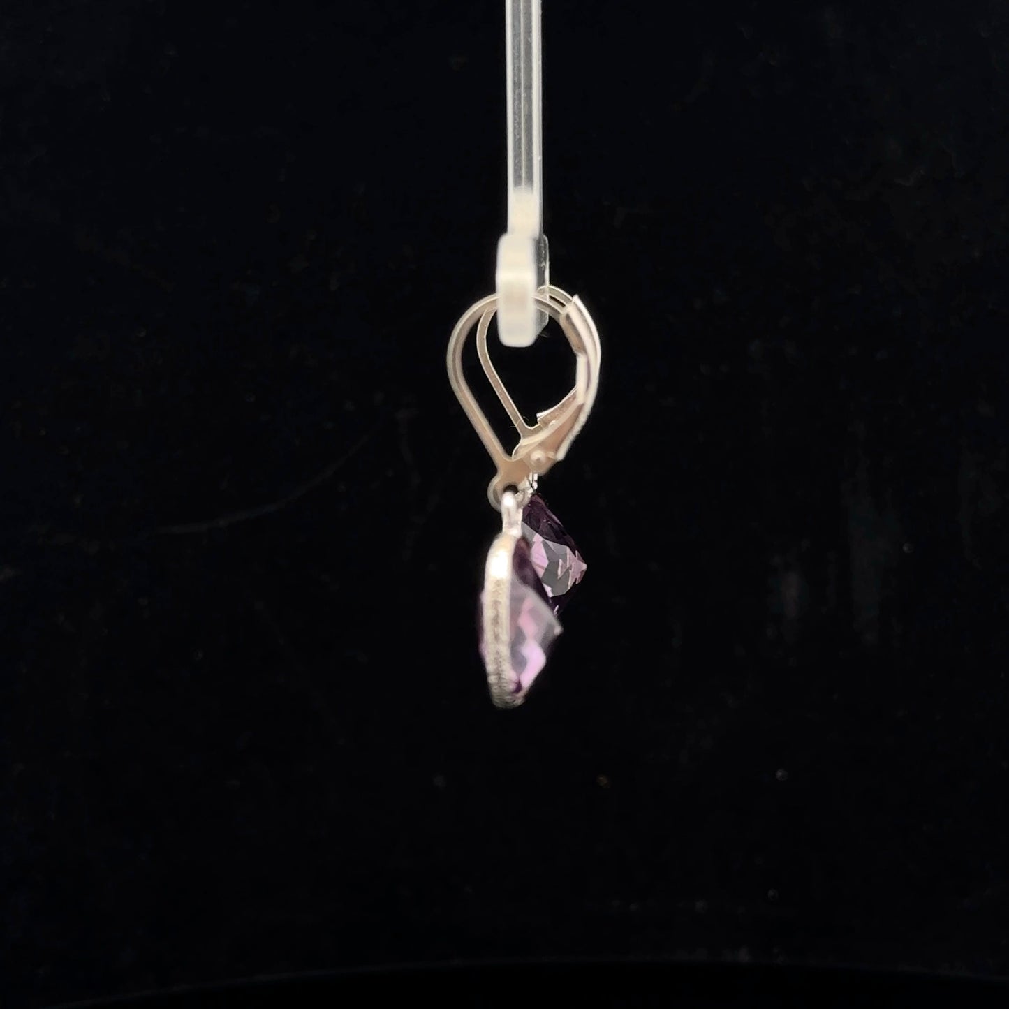 Leverback 12ctw. - 925S - Amethyst - 51055
