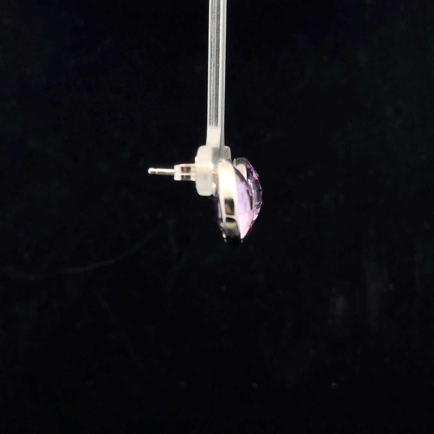 Stud 12ctw. - 925S - Amethyst - 51056