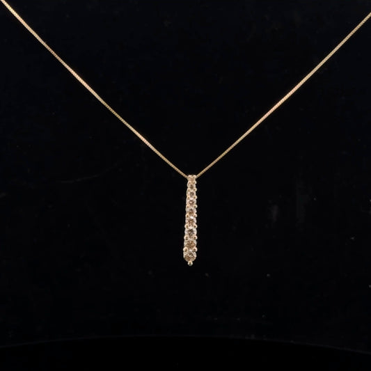 Graduated Drop 0.45ct. Fancy - 10KY - Natural Diamond - 51049