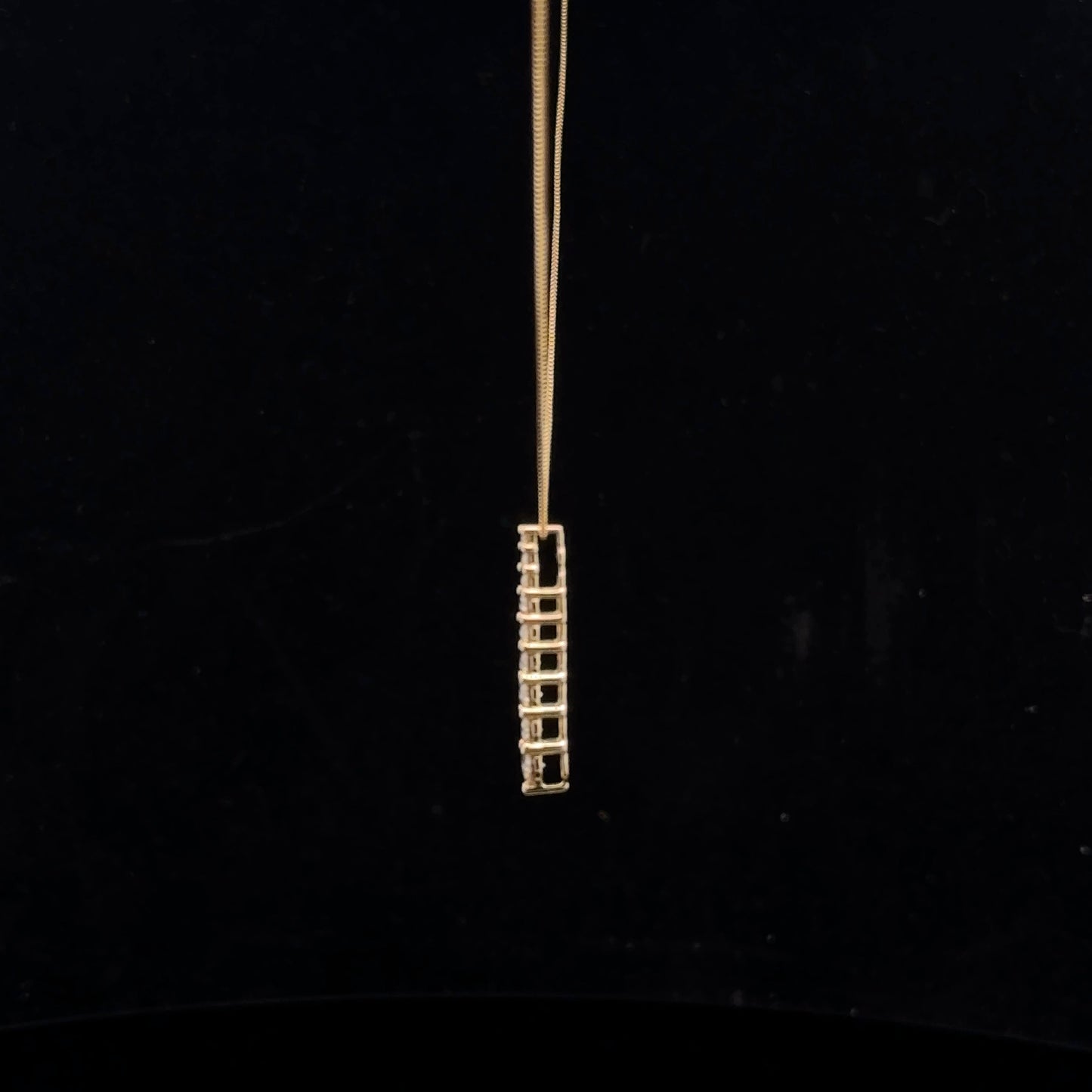 Graduated Drop 0.45ct. Fancy - 10KY - Natural Diamond - 51049