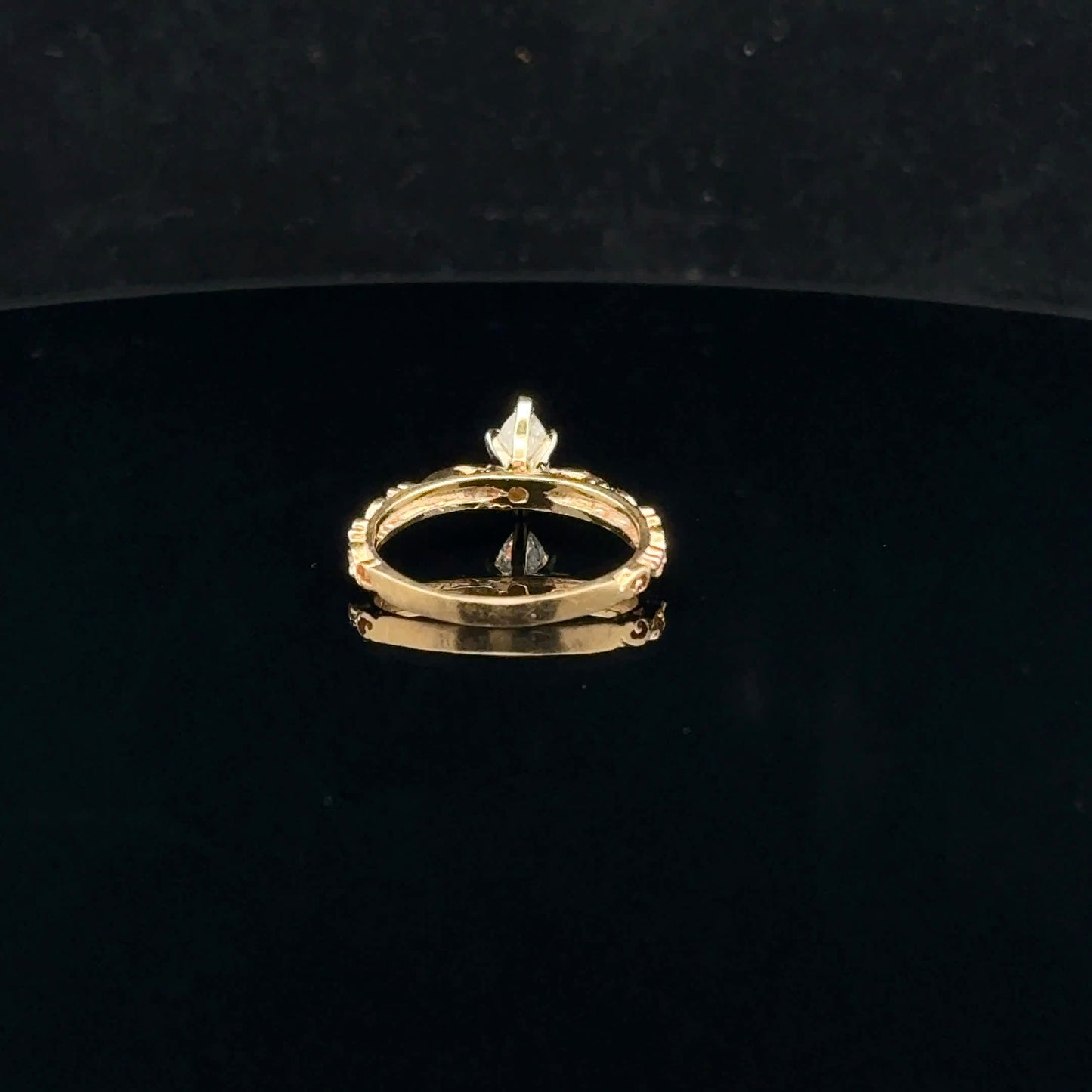 Marquise Vintage 0.55ct G/I1 - 14KY - Natural Diamond - 52013