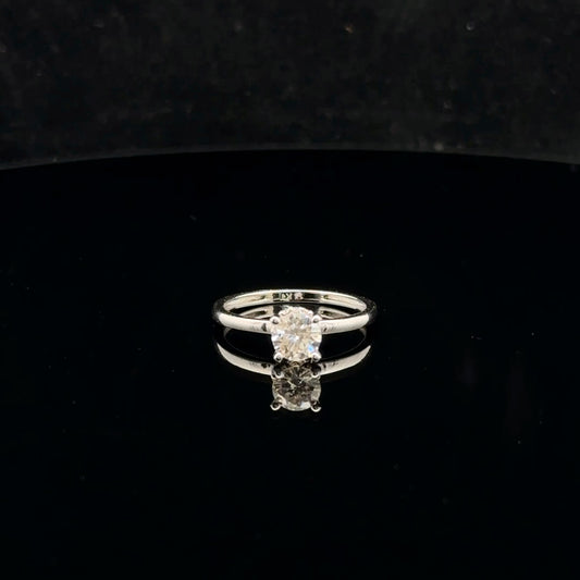 Wrapped Solitaire 0.82ctw 0.66ct G/SI2 - 14KW - Natural Diamond - 52029