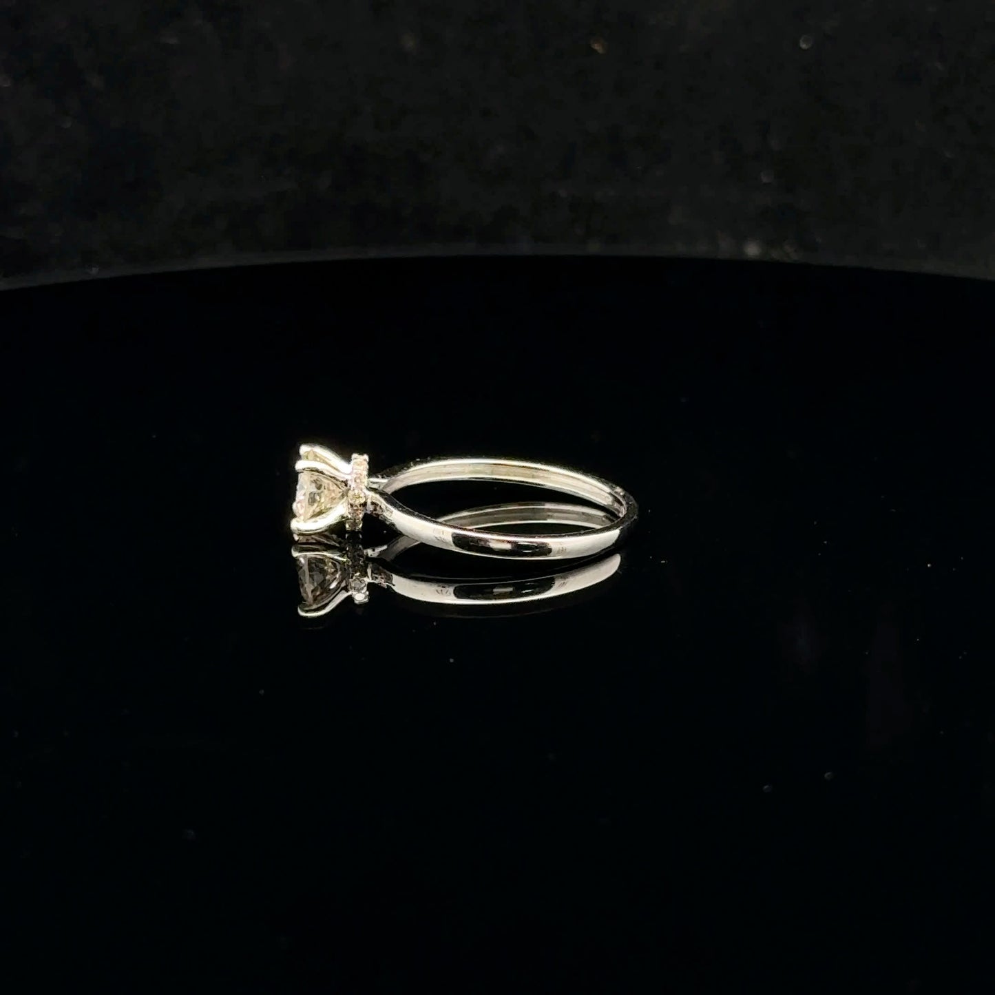 Wrapped Solitaire 0.82ctw 0.66ct G/SI2 - 14KW - Natural Diamond - 52029