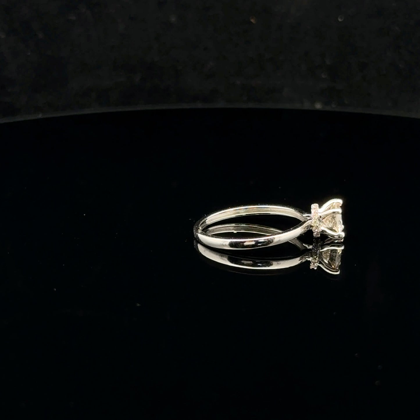 Wrapped Solitaire 0.82ctw 0.66ct G/SI2 - 14KW - Natural Diamond - 52029