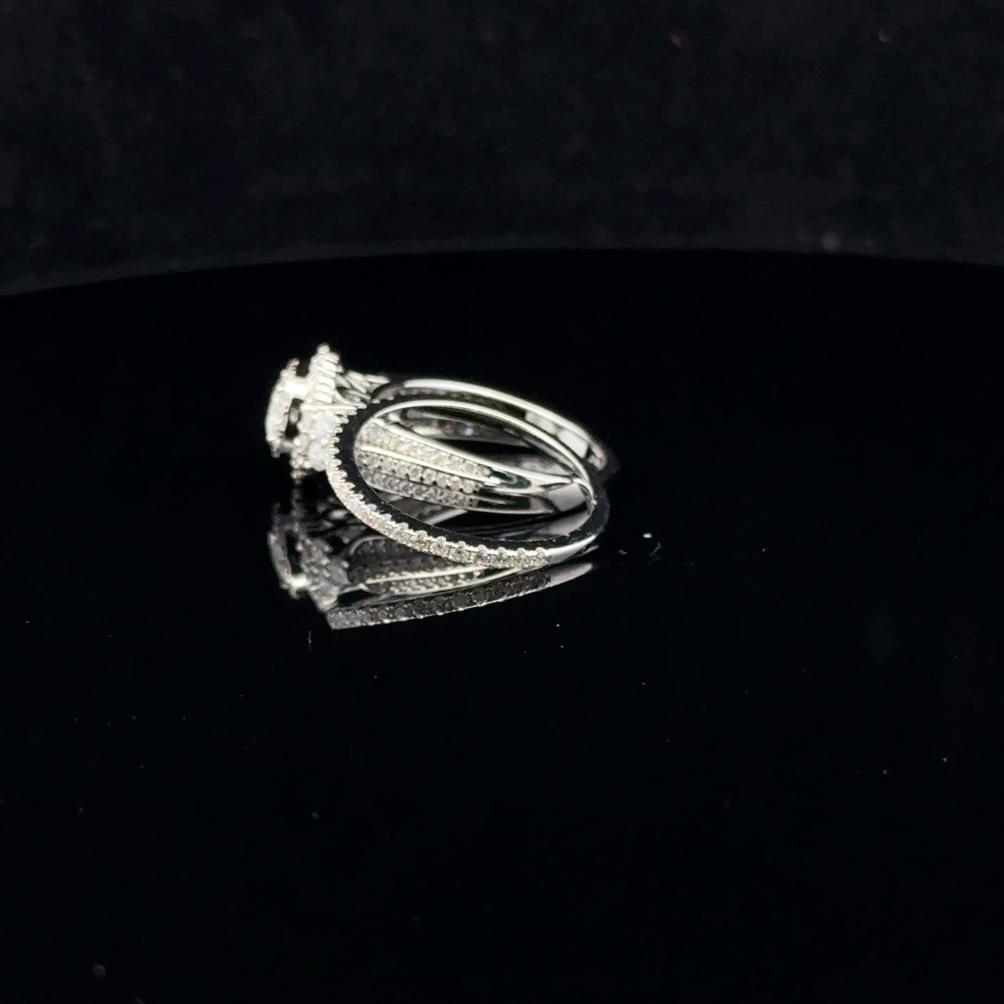 Princess Bridal 1.14ctw D/VVS1 - S925 - Moissanite - 52033