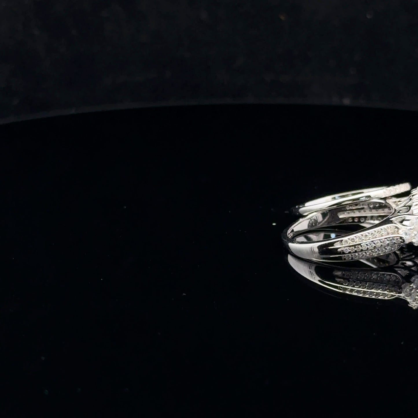 Princess Bridal 1.14ctw D/VVS1 - S925 - Moissanite - 52033