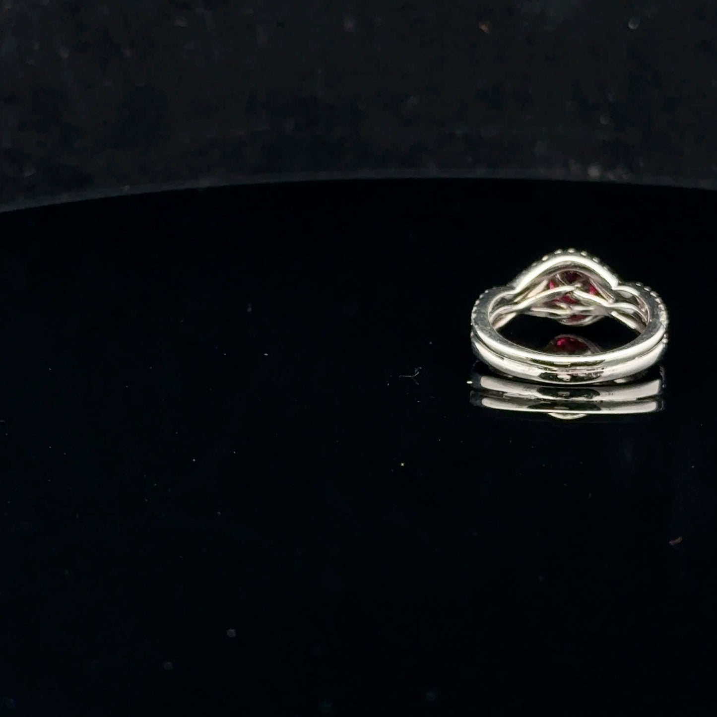 0.95ct Rubel Tourmaline 0.75ctw Diamond - 14KW - Natural - 52025