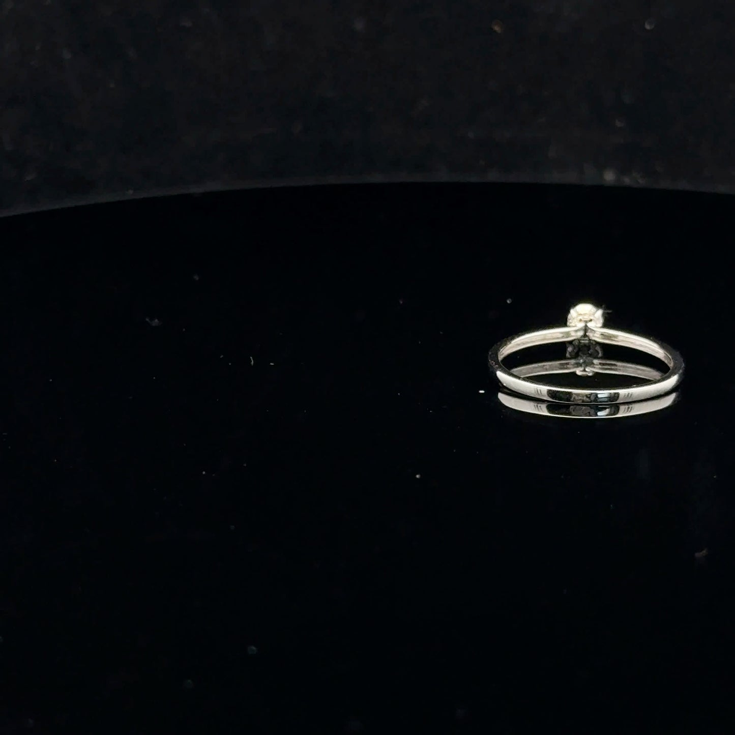 Wrapped Solitaire 0.18ct H/Si2 - 14KW - Natural Diamond - 52035