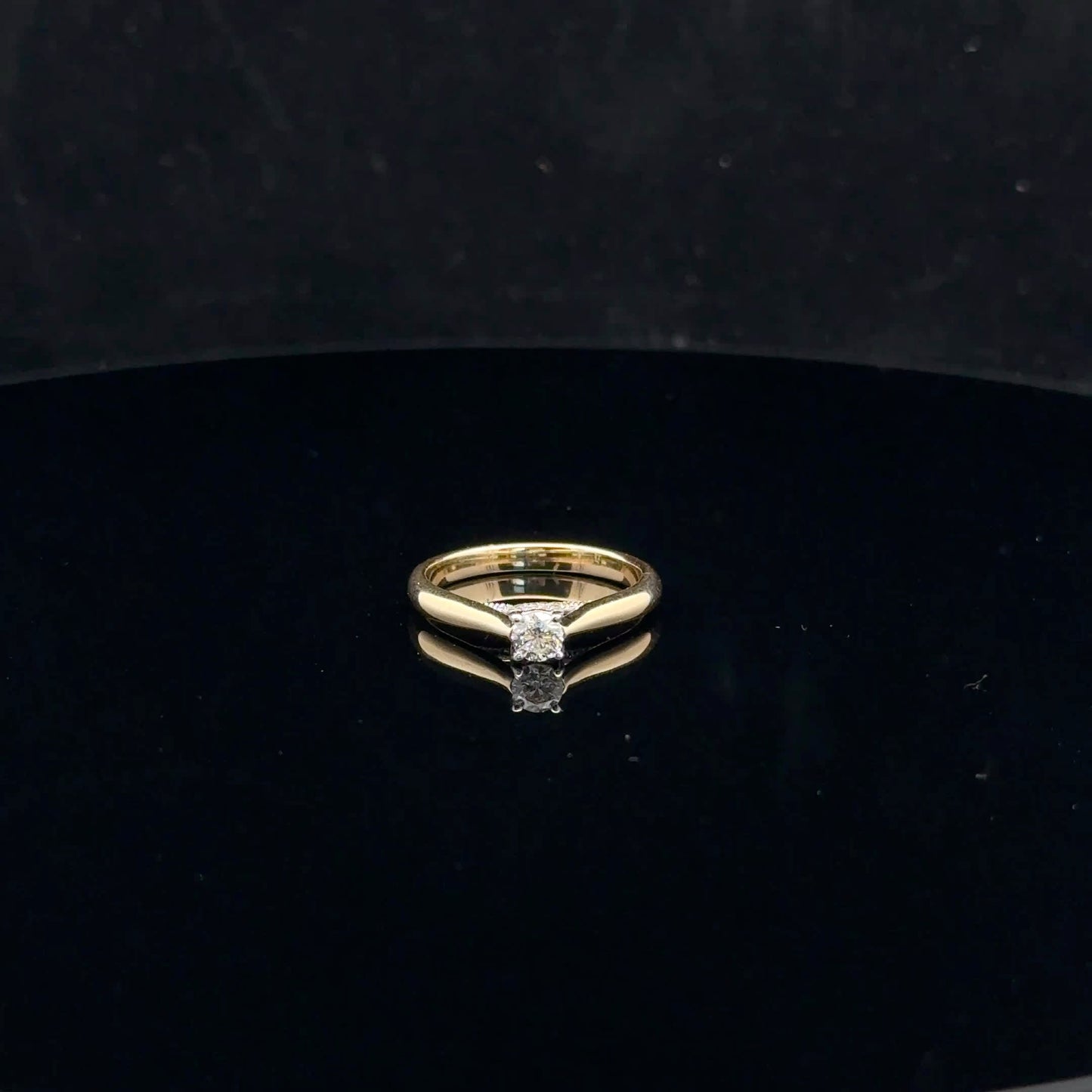 Hidden X #7 0.35ctw 0.25ct G/SI2 - 14KY - Natural Diamond - 52038