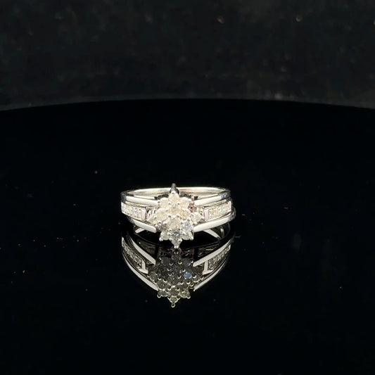 Reversible Topaz 0.75ctw. H/I - 10KW - Natural Diamond - 52043