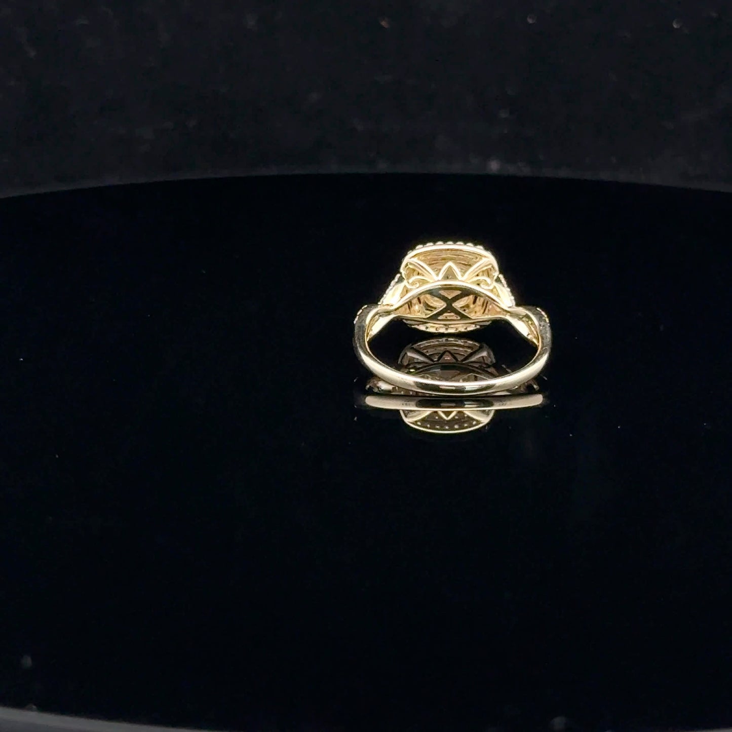 Twist Bridal 0.50ctw G/SI2 - 10KY - Natural Diamond - 52044