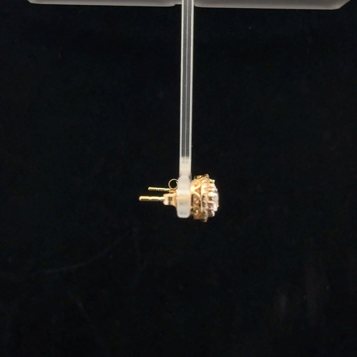 Halo Studs 1.00ctw G/SI2 - 10KY - Natural Diamond - 52045