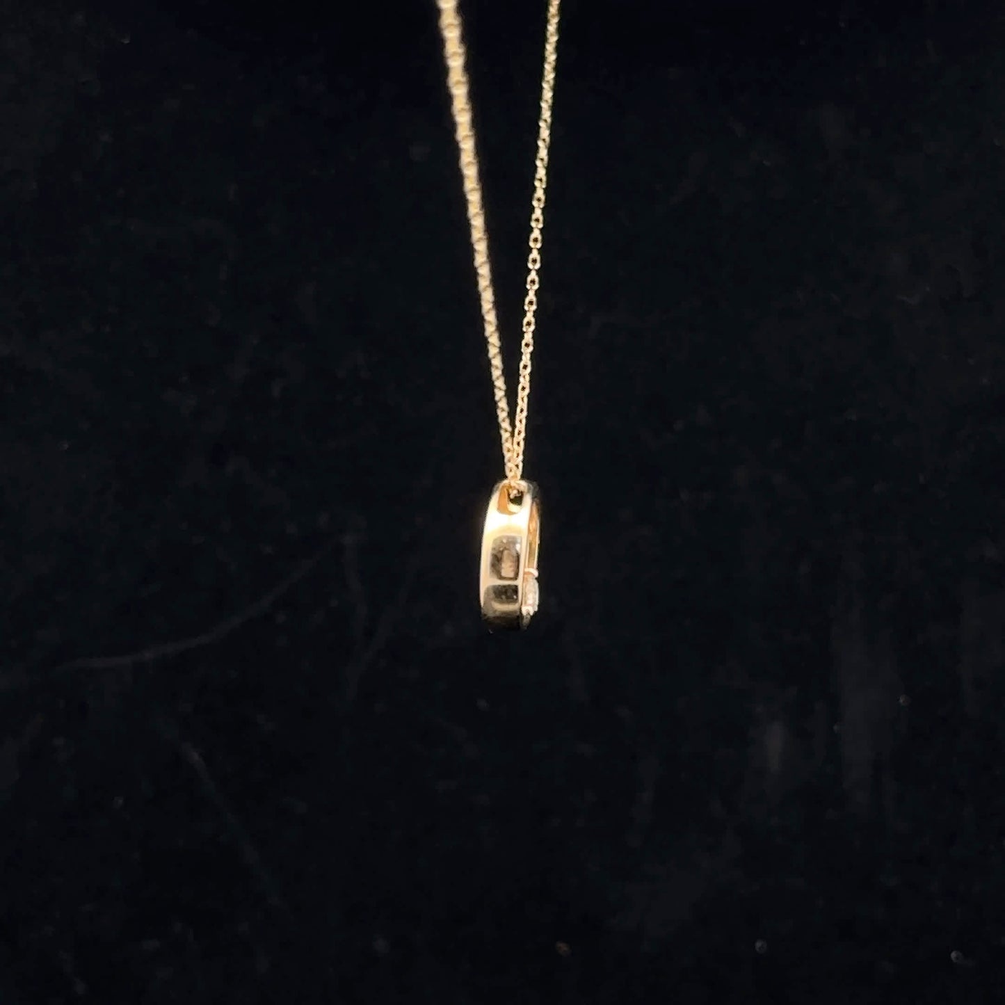 Circle in circle 0.10ctw G/I1 - 10KY - Natural Diamond - 52048