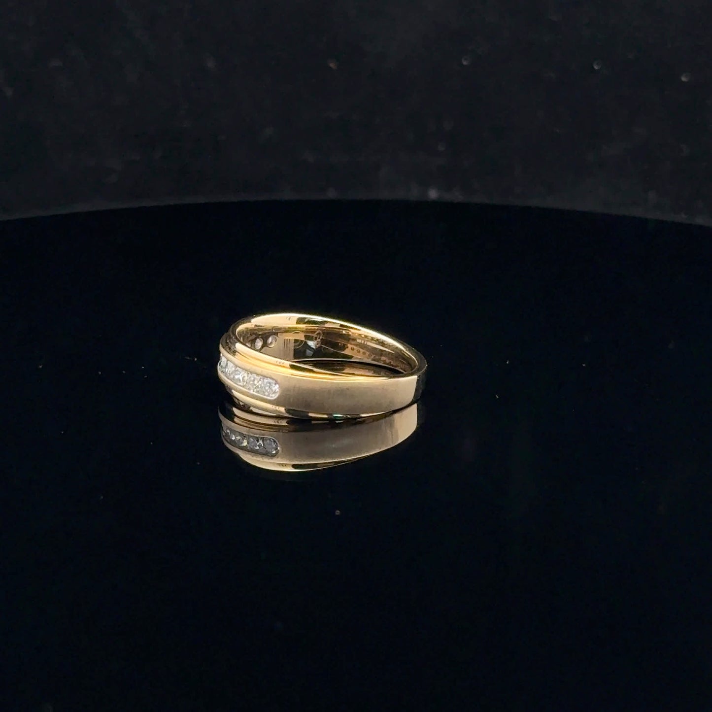 Men's Channel 0.50ctw G/SI1 - 10KY - Natural Diamond - 52050