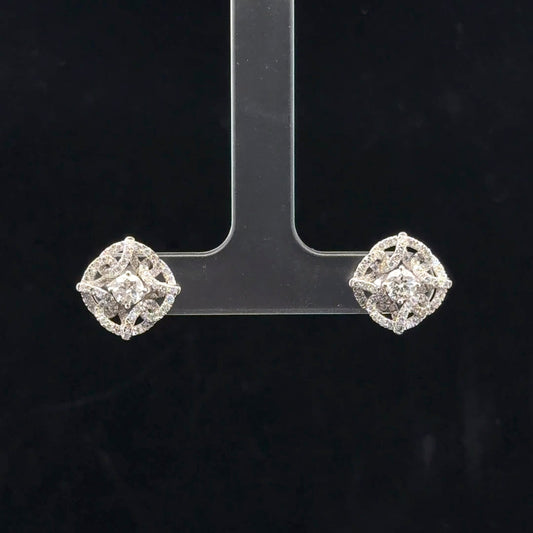Twist Halo 1ctw G/SI2 - 10KW - Natural Diamond - 52055