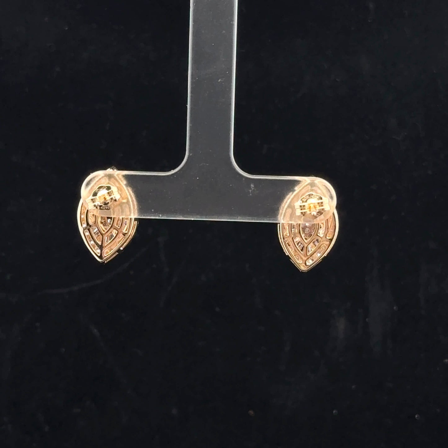 Eye Studs 1ctw G/I - 10KY - Natural Diamond - 52057
