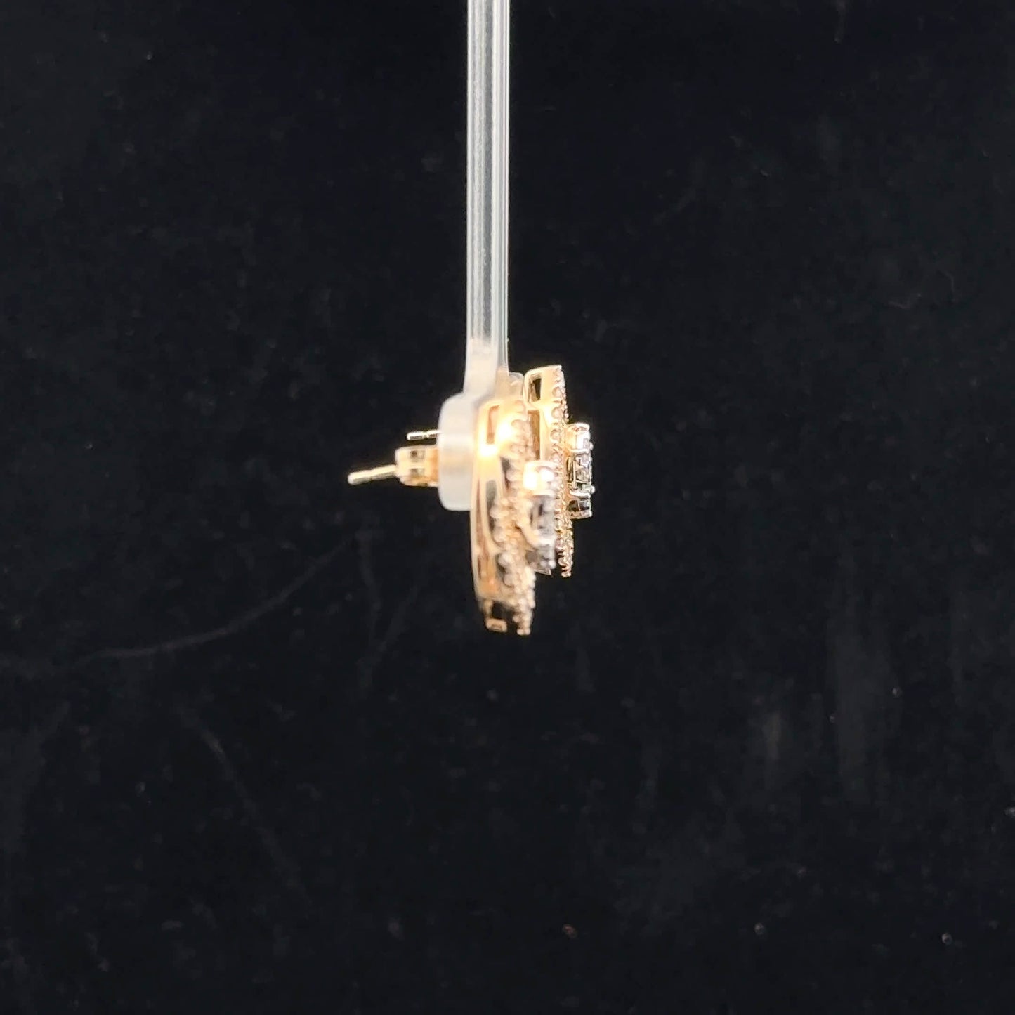 Eye Studs 1ctw G/I - 10KY - Natural Diamond - 52057