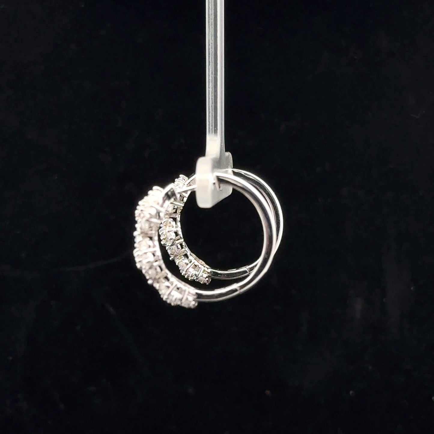 Triple Hoop 2ctw H/I - 14KW - Natural Diamond - 52054