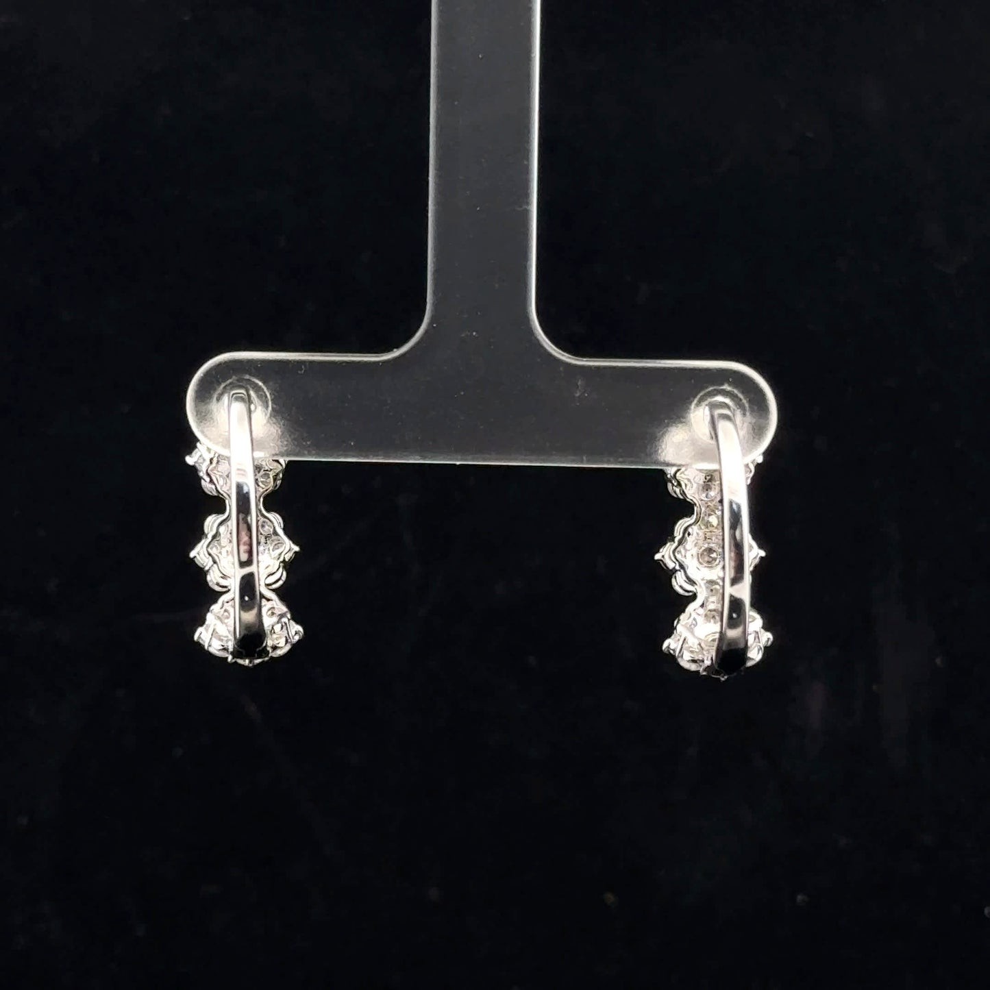 Triple Hoop 2ctw H/I - 14KW - Natural Diamond - 52054
